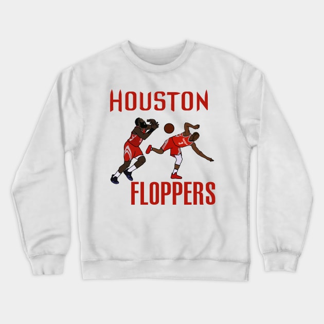 James Harden and Chris Paul 'Houston Floppers' NBA Crewneck Sweatshirt by xavierjfong
